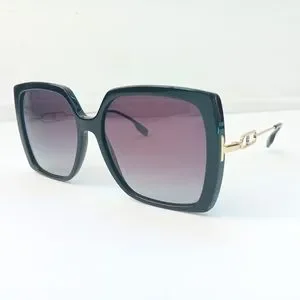 Burberry Grey Gradient Oversized Ladies Sunglasses BE4332 30018G Burberry 0BE4332 plastic Oversized Women main image 3